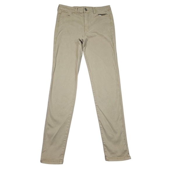 American Eagle Outfitters Denim - American Eagle Super Hi-Rise Jegging Khaki Tan Skinny Pants Sz 10 Regular
